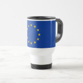 Vlag van de Europese Unie Reisbeker (Voorkant rechts)