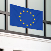 Vlag van de Europese Unie Spandoek (Buitenkant Gebouw)