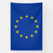 Vlag van de Europese Unie Spandoek (Verticaal)