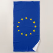Vlag van de Europese Unie Strandlaken (Voorkant)