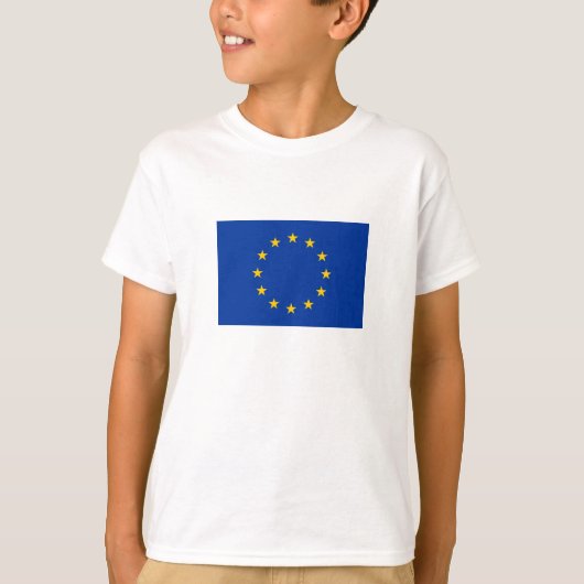 Vlag van de Europese Unie T-shirt (Voorkant)