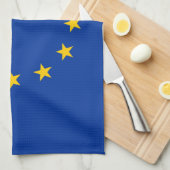 Vlag van de Europese Unie Theedoek (Quarter Fold)