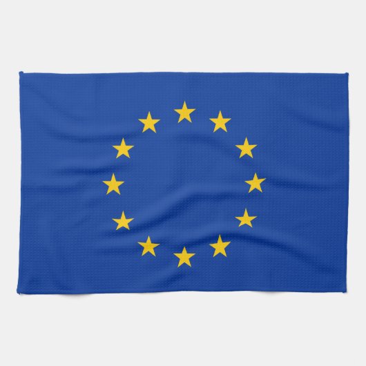 Vlag van de Europese Unie Theedoek (Horizontaal)