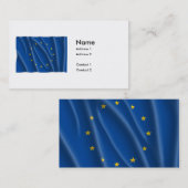 VLAG VAN DE EUROPESE UNIE VISITEKAARTJE (Voorkant / Achterkant)