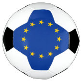 Vlag van de Europese Unie Voetbal (Gedraaid)
