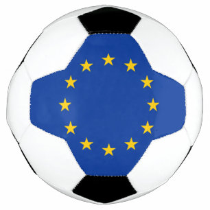 Vlag van de Europese Unie Voetbal