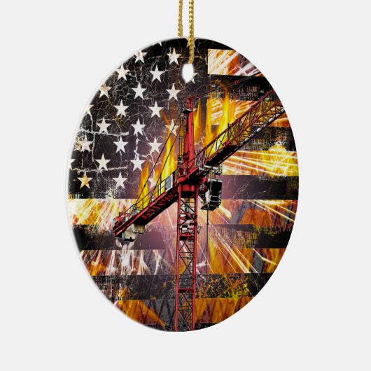 Vlag van de exploitant van de toren keramisch ornament (Rechts)