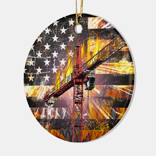 Vlag van de exploitant van de toren keramisch ornament (Links)