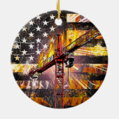 Vlag van de exploitant van de toren keramisch ornament (Achterkant)