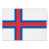 vlag van de Faeröer (Voorkant Horizontaal)