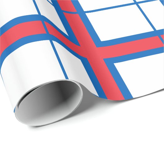vlag van de Faeröer Cadeaupapier (Rol Hoek)