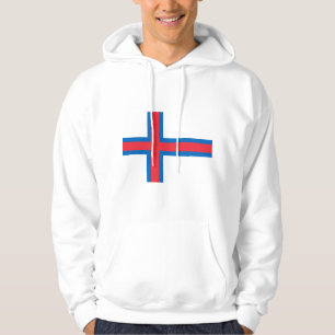 Vlag van de Faeröer FO Hoodie