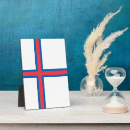 Vlag van de Faeröer Fotoplaat