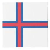 Vlag van de Faeröer Kubus (Rechts)