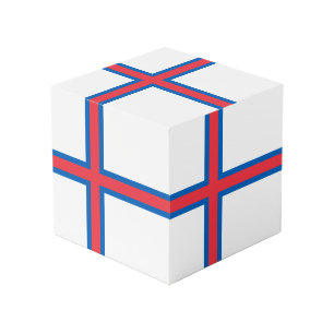 Vlag van de Faeröer Kubus