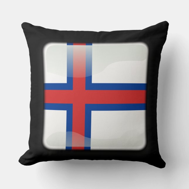 Vlag van de Faeröer Kussen (Voorkant)
