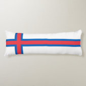 vlag van de Faeröer Lichaamskussen (Voorkant)