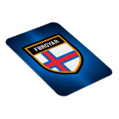 vlag van de Faeröer Magneet (Rechterzijde)