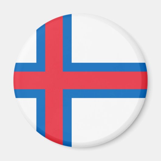 vlag van de Faeröer Magneet (Voorkant)