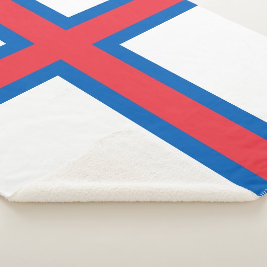 vlag van de Faeröer Sherpa Deken (3/4)