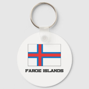 vlag van de Faeröer Sleutelhanger