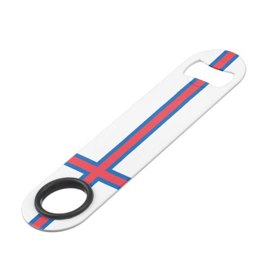 vlag van de Faeröer Speed Flessenopener (Voorkant Gekanteld)