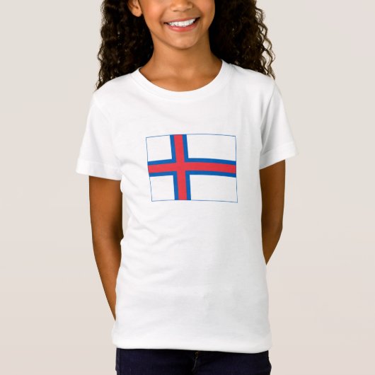 vlag van de Faeröer T-shirt (Voorkant)