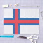 vlag van de Faeröer Tissuepapier (Craft)