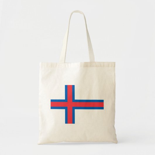 vlag van de Faeröer Tote Bag (Voorkant)