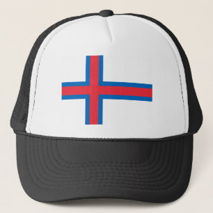 vlag van de Faeröer Trucker Pet