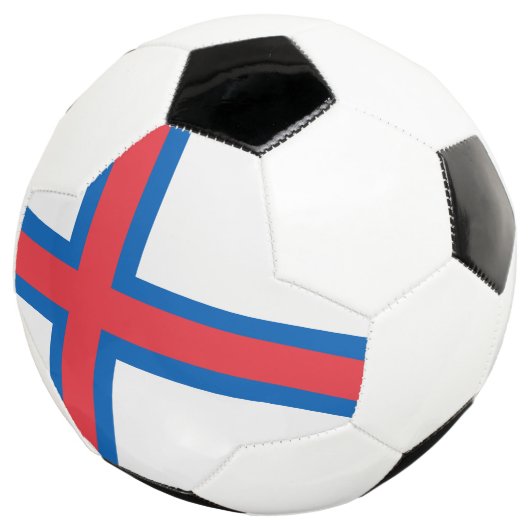 vlag van de Faeröer Voetbal (Drie kwart)