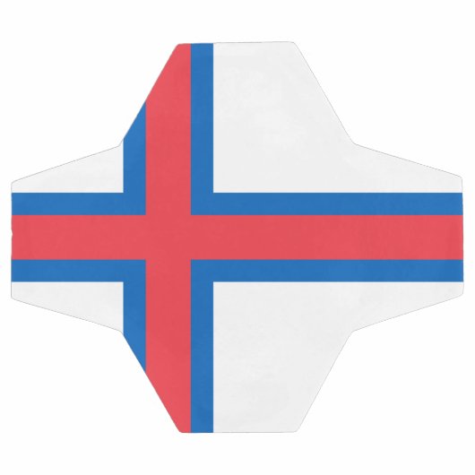 vlag van de Faeröer Voetbal (Enkel)