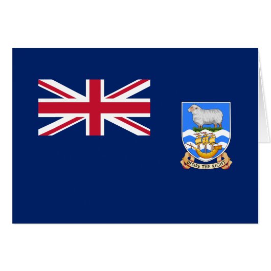 Vlag van de Falklandeilanden (Voorkant Horizontaal)