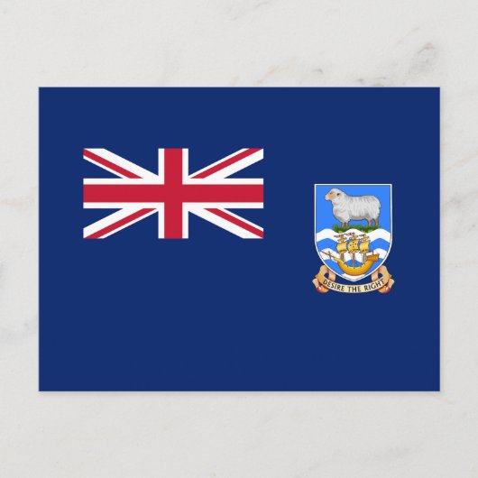 Vlag van de Falklandeilanden Briefkaart (Voorkant)
