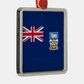 Vlag van de Falklandeilanden (Brits Territorium) Metalen Ornament (Rechts)