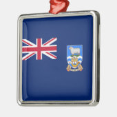 Vlag van de Falklandeilanden (Brits Territorium) Metalen Ornament (Links)