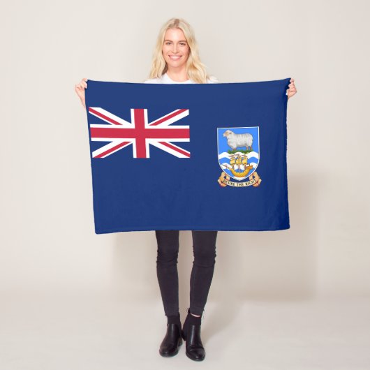 Vlag van de Falklandeilanden Fleece Deken (In situ)
