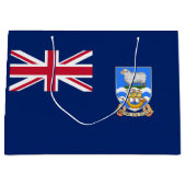 Vlag van de Falklandeilanden Groot Cadeauzakje (Voorkant)