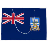 Vlag van de Falklandeilanden Groot Cadeauzakje (Achterkant)