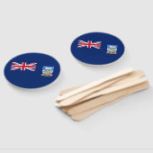 Vlag van de Falklandeilanden Handwaaier (Niet-gemonteerd)