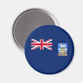 Vlag van de Falklandeilanden Magneet (Voorkant / Achterkant)
