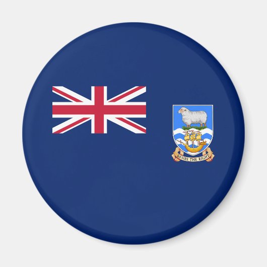 Vlag van de Falklandeilanden Magneet (Voorkant)
