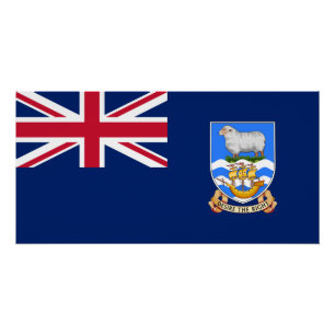 Vlag van de Falklandeilanden Perfect Poster