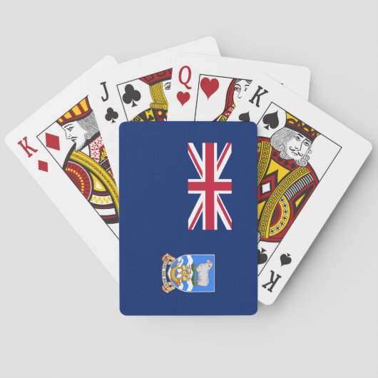 Vlag van de Falklandeilanden Pokerkaarten (Achterkant)