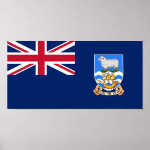 Vlag van de Falklandeilanden Poster
