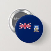 Vlag van de Falklandeilanden Ronde Button 5,7 Cm (Voorkant /achterkant)