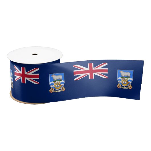 Vlag van de Falklandeilanden Satijnen Lint (Spoel)