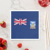Vlag van de Falklandeilanden Servet (Insitu)