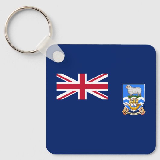 Vlag van de Falklandeilanden Sleutelhanger (Voorkant)