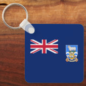 Vlag van de Falklandeilanden Sleutelhanger (Voorkant)